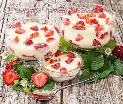 Homemade Vanilla Pudding