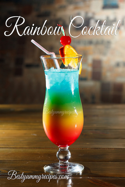 Rainbow Cocktail