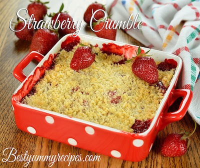 Strawberry Crumble