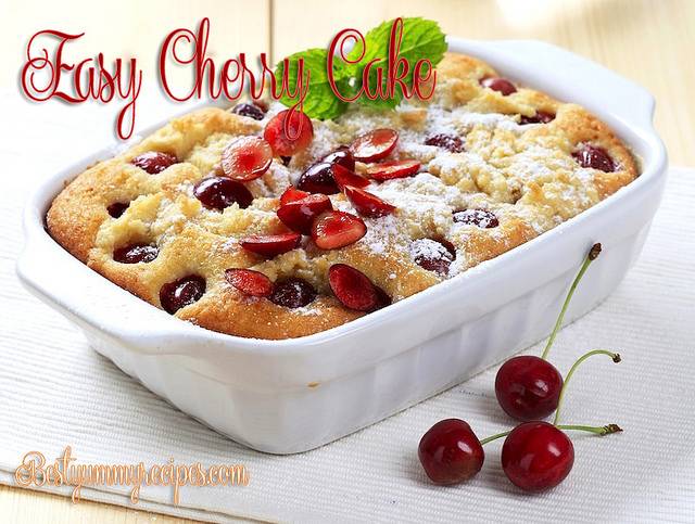 Easy Cherry Cake