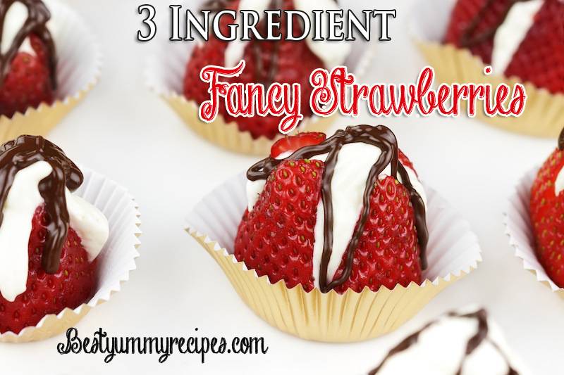 3 Ingredient Fancy Strawberries Recipe