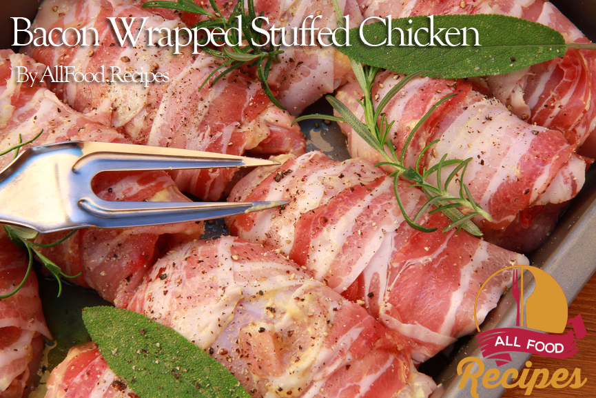 Bacon Wrapped Stuffed Chicken