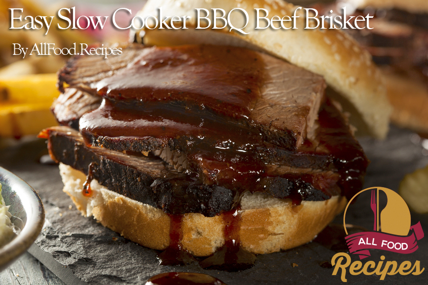 Easy Slow Cooker BBQ Beef Brisket