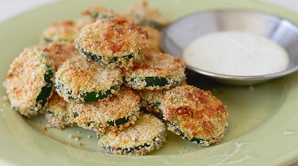 Zucchini Parmesan Crisps