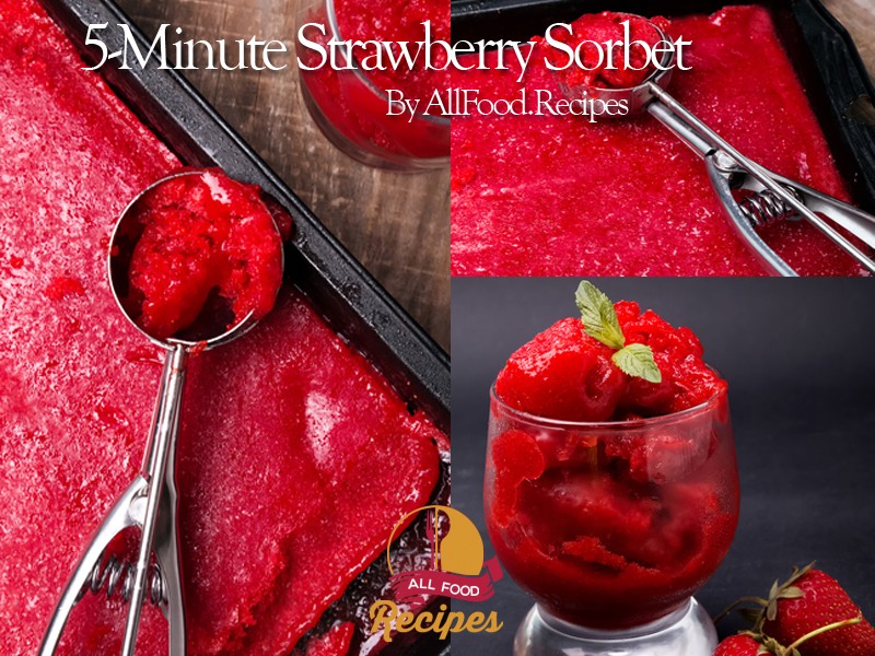 5-Minute Strawberry Sorbet