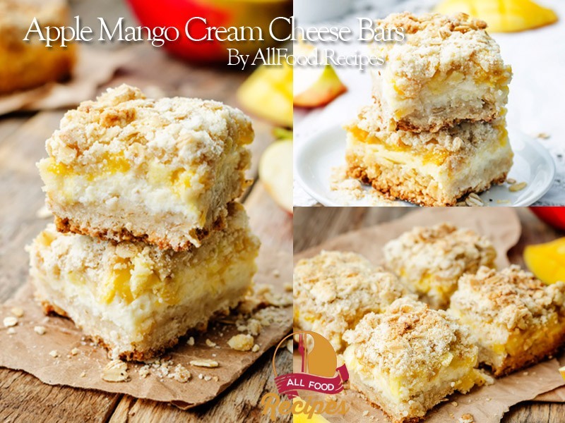 Apple Mango Cream Cheese Bars