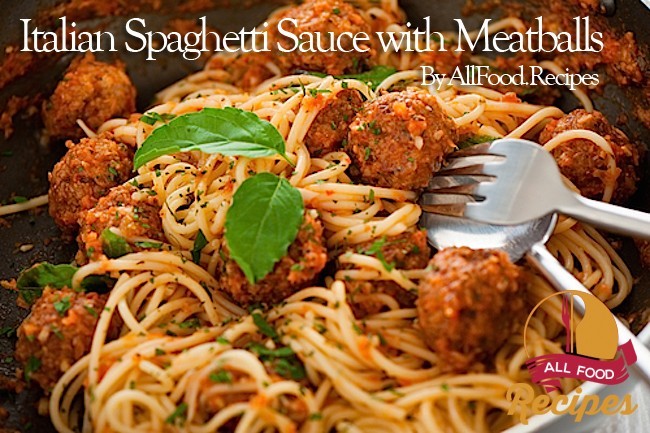 Italian Spaghetti Sauce with Meatballs