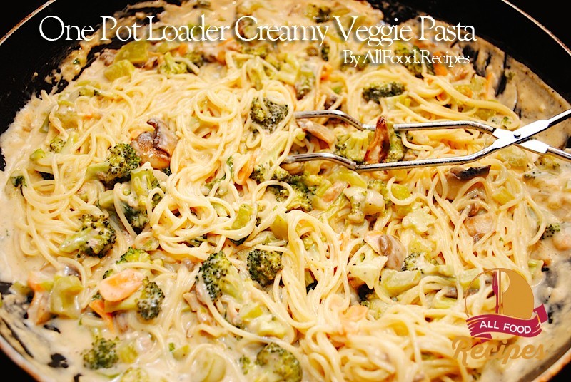 One Pot Loader Creamy Veggie Pasta