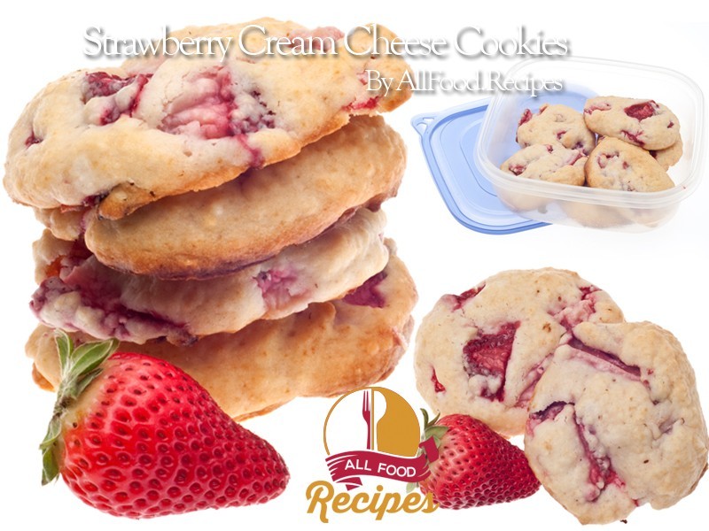 Strawberry Cream Cheese Cookies