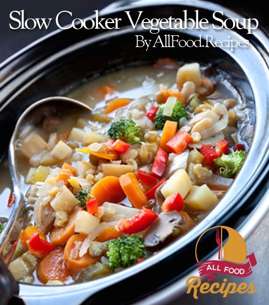 slow cooker vegetable soup