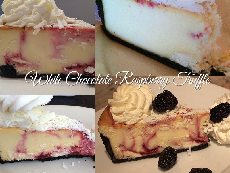 White Chocolate Raspberry Truffle Cheesecake (Copycat)