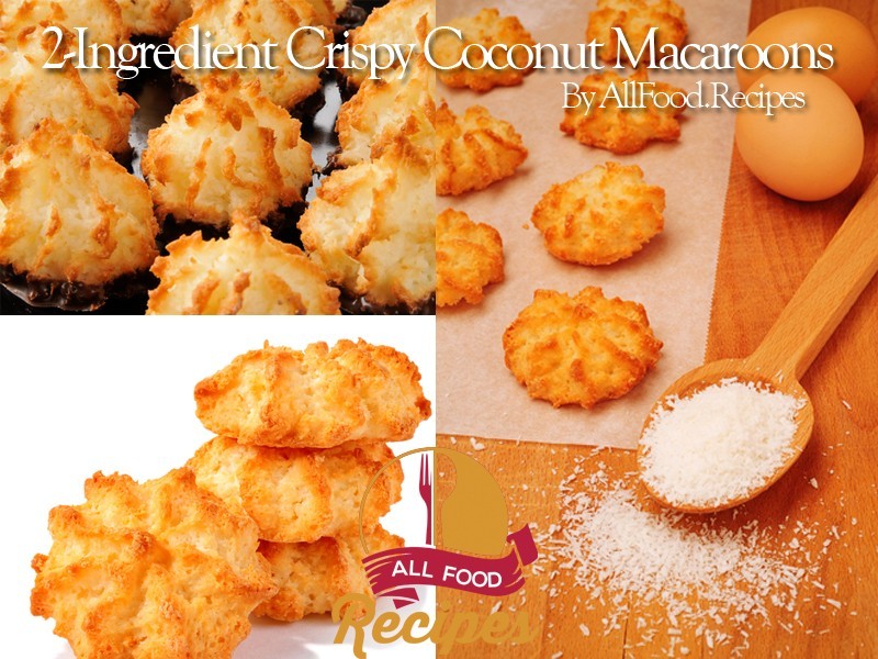 2-Ingredient Crispy Coconut Macaroons