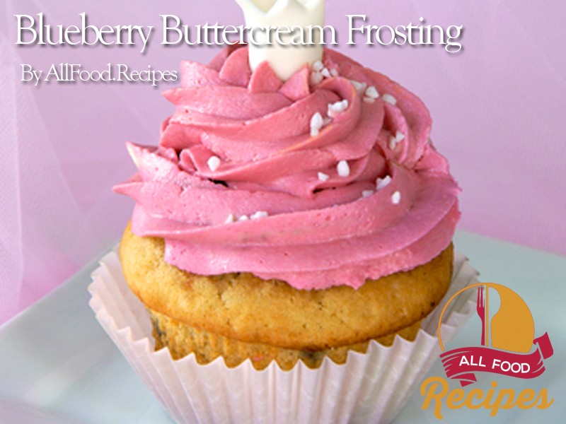 Blueberry Buttercream Frosting