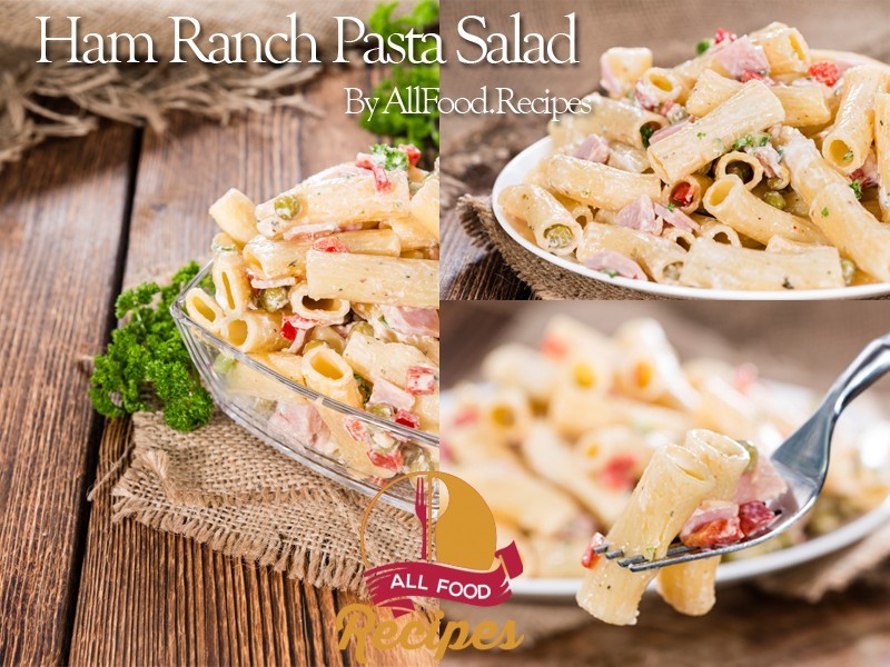 Ham Ranch Pasta Salad