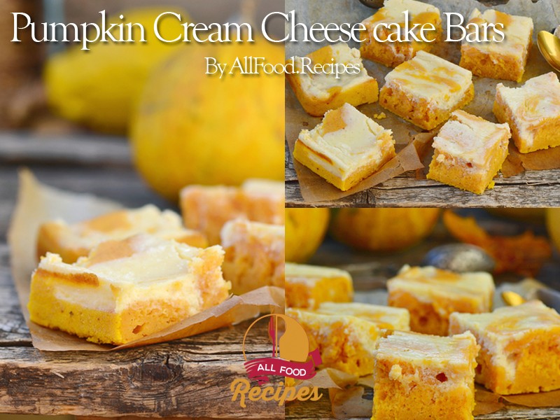 Pumpkin Cream Cheese cake Bars