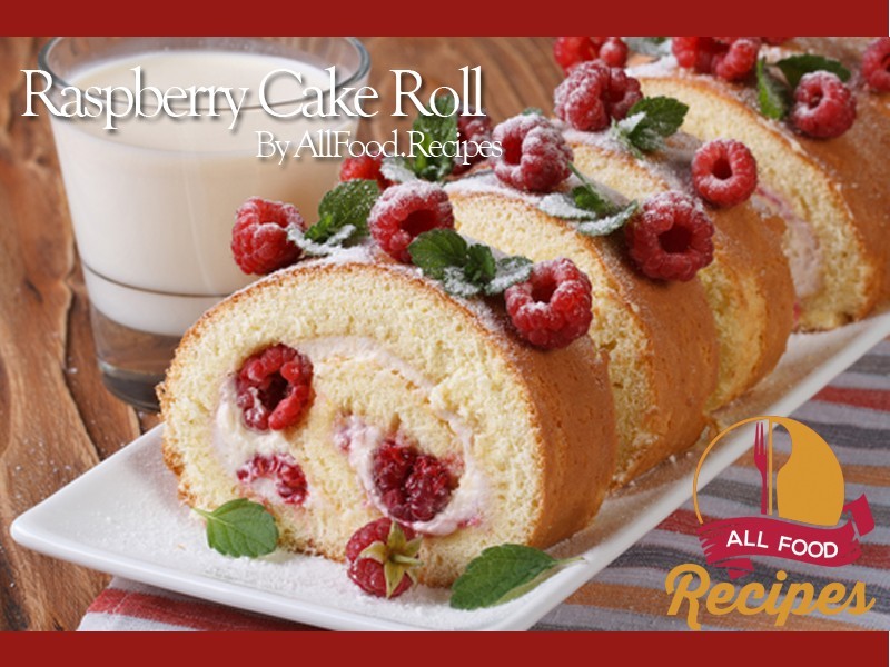 Raspberry Cake Roll