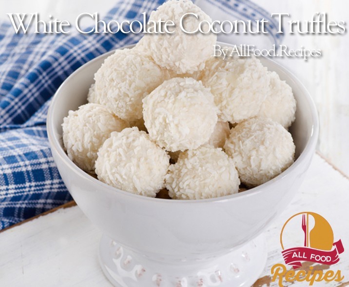 White Chocolate Coconut Truffles