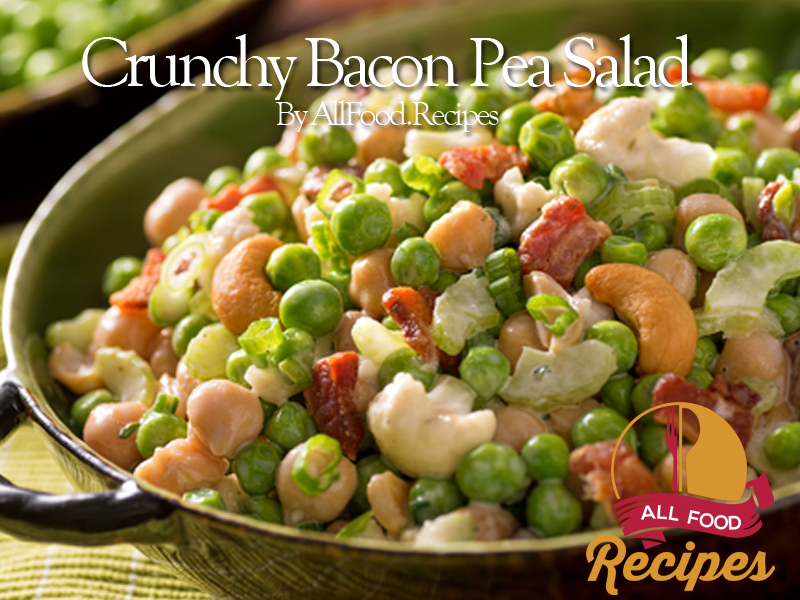 Crunchy Bacon Pea Salad