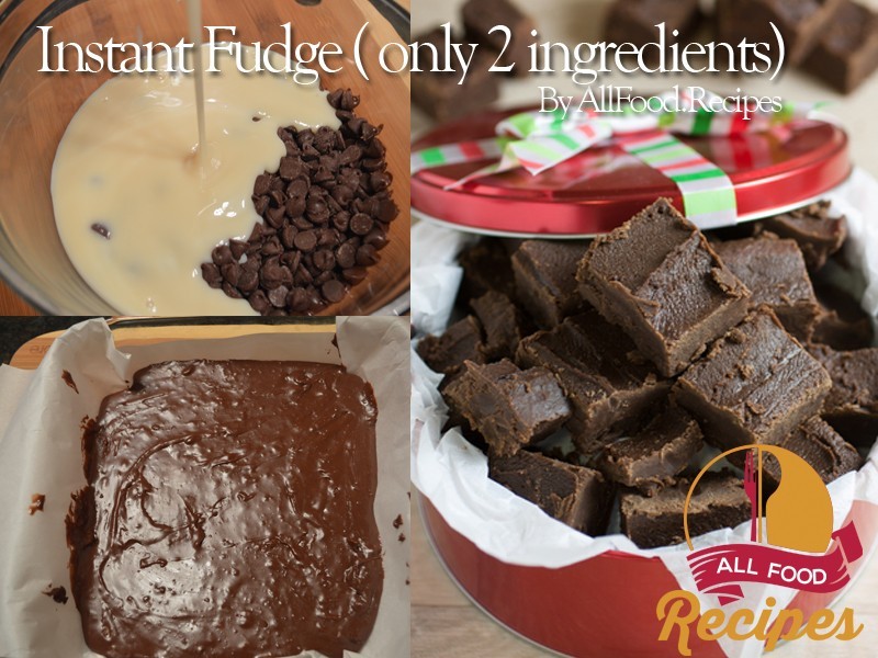 Instant Fudge ( only 2 ingredients)