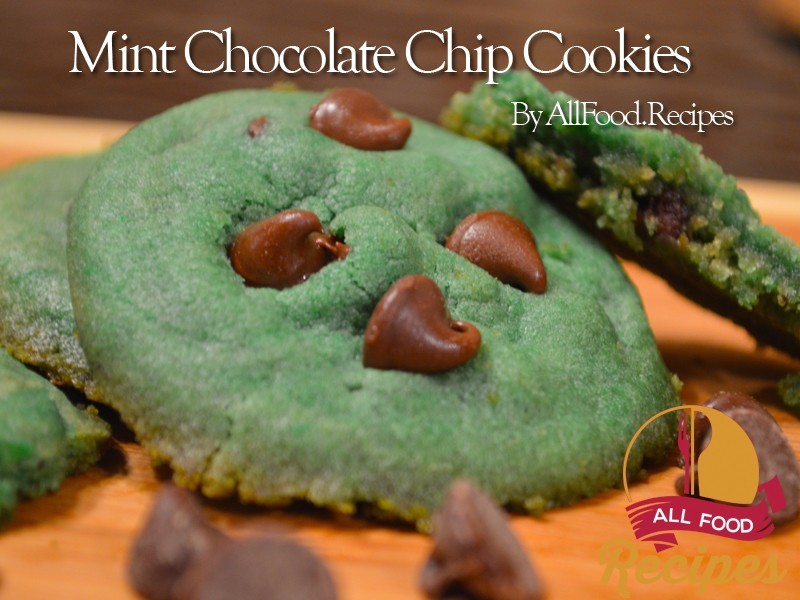 Mint Chocolate Chip Cookies