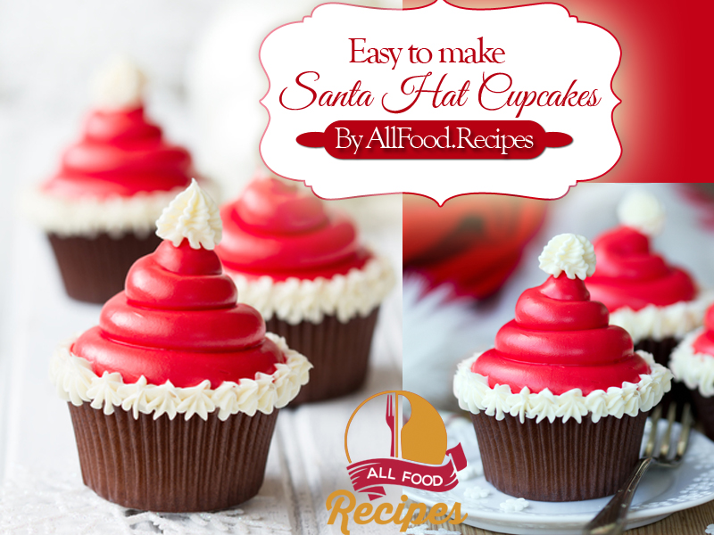 Santa Hat Cupcake