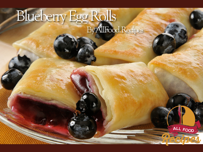 Blueberry Egg Rolls