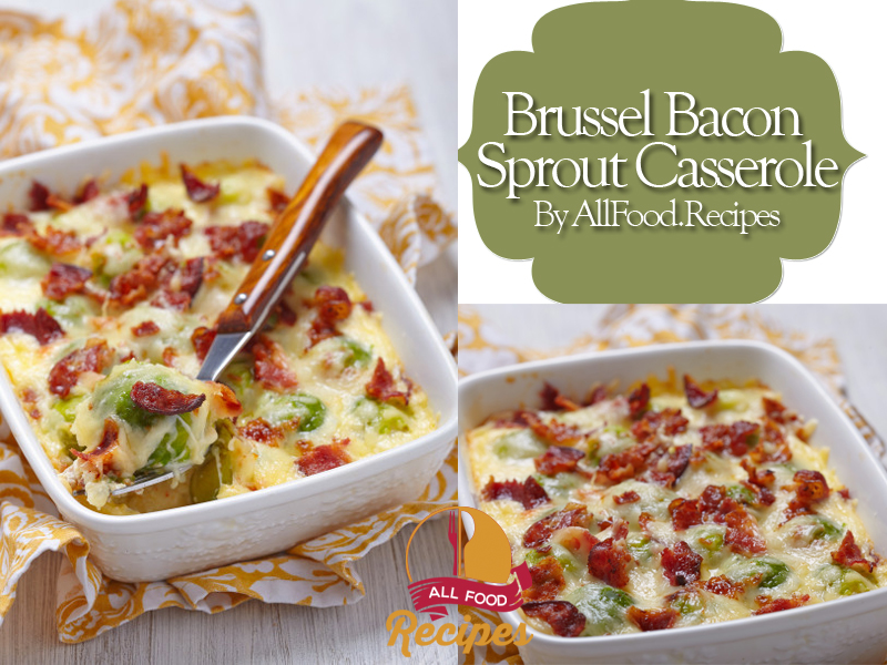 Brussel bacon sprout casserole