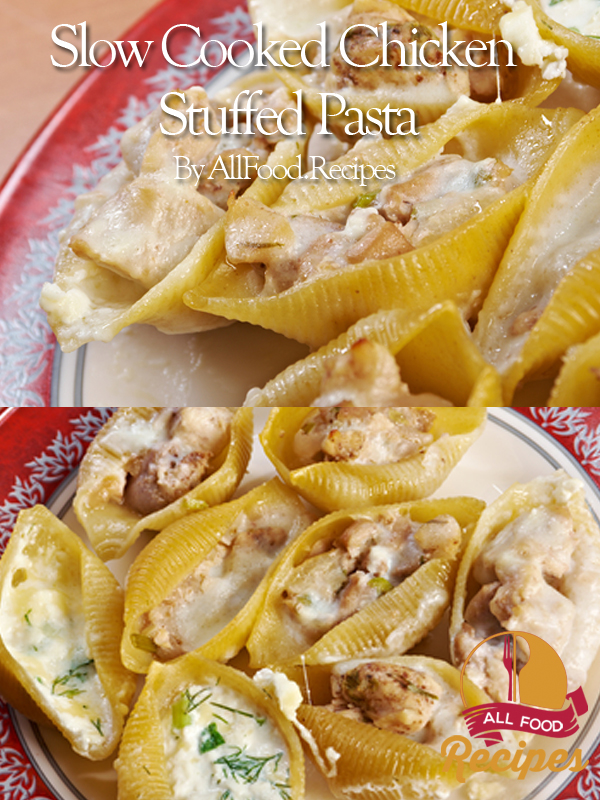 Slow Cooked Chicken Stuffed Pasta