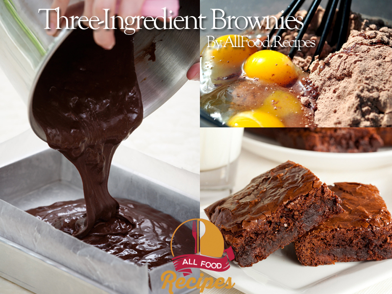 Three-Ingredient Brownies