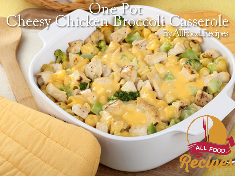 One Pot Cheesy Chicken Broccoli Casserole