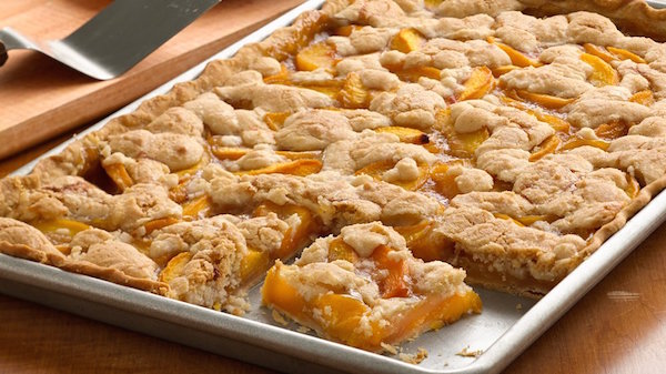 Peach Slab Pie