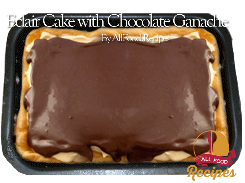 Eclair Cake with Chocolate Ganache