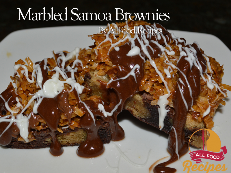 Marbled Samoa Brownies