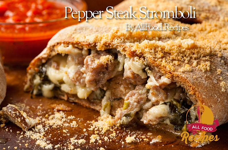 Pepper Steak Stromboli