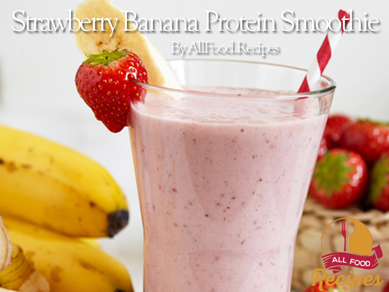 Strawberry Banana Protein Smoothie