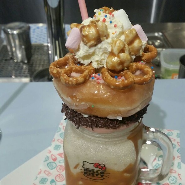 Salted Caramel Donut Milkshake