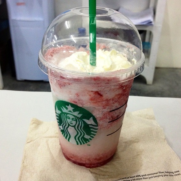 Strawberries and Crème Frappuccino