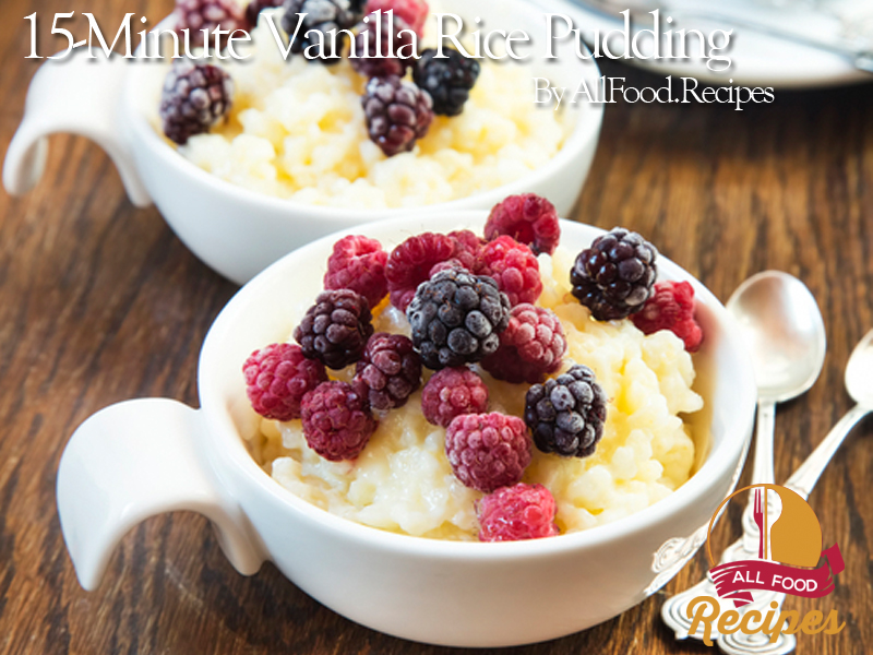 15-Minute Vanilla Rice Pudding