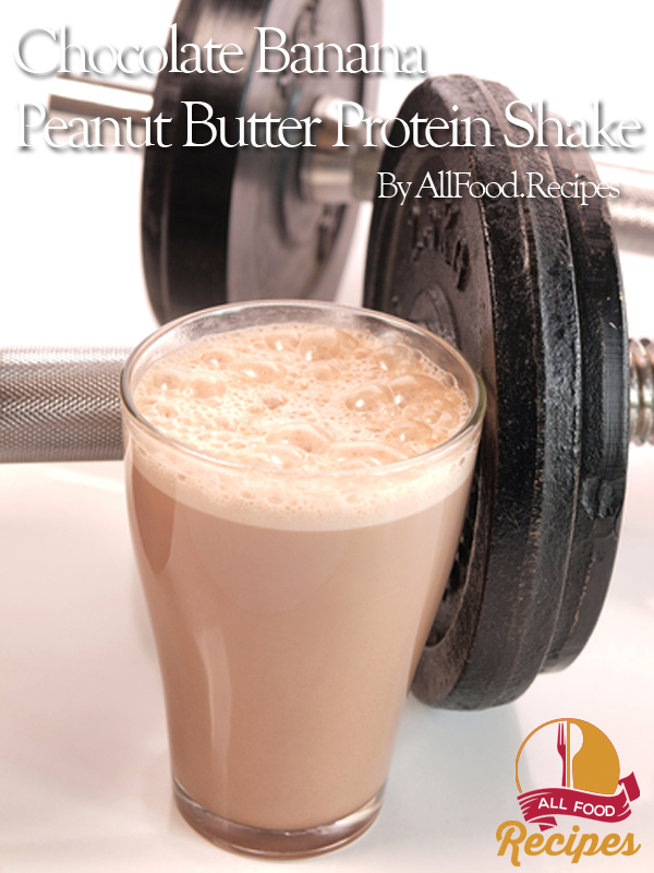 Chocolate Banana Peanut Butter Protein Shake