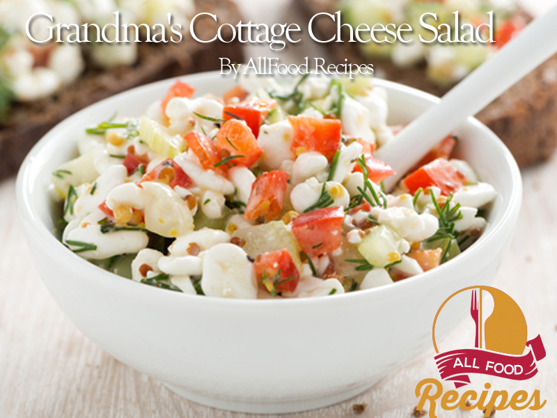 Grandma's Cottage Cheese Salad