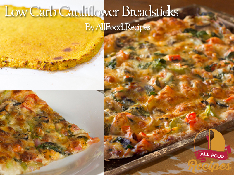 Low Carb Cauliflower Breadsticks