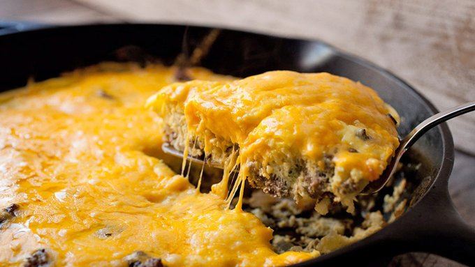 Simple Cheeseburger Frittata