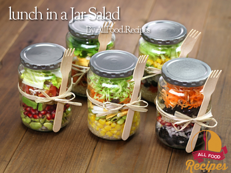 lunch in a jar salad