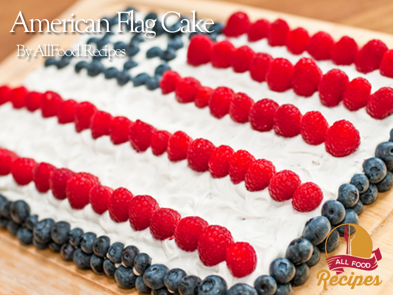 American Flag Cake