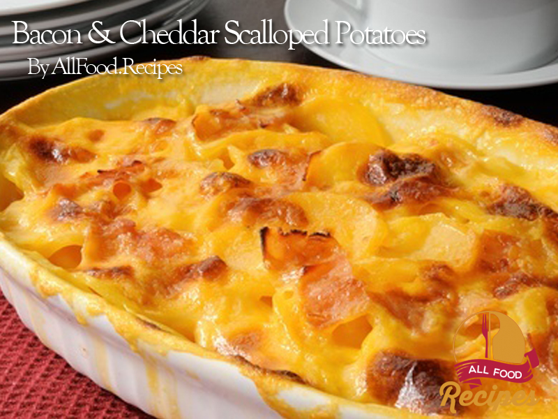 Bacon and Cheddar Scalloped Potatoes