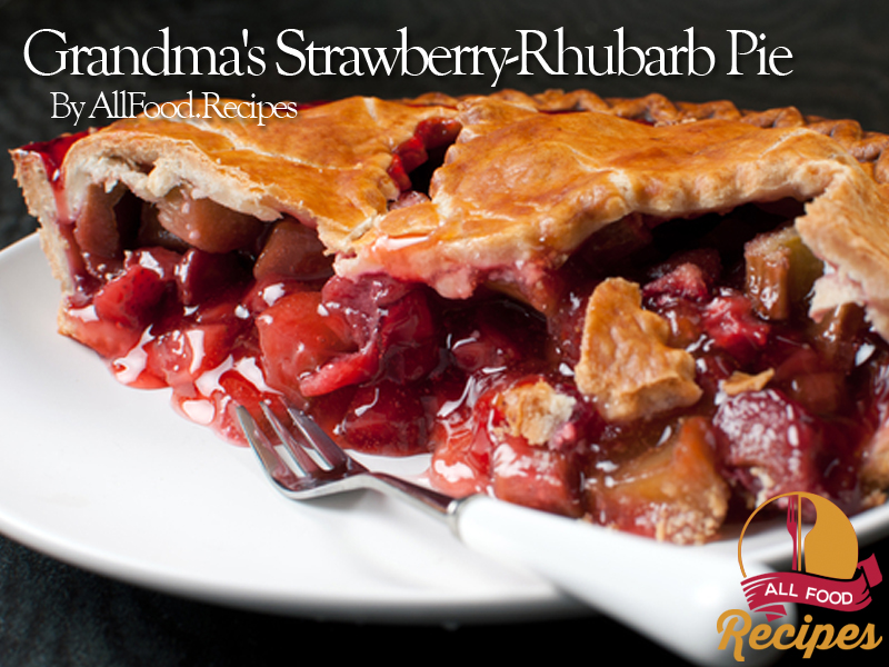 Grandma's Strawberry-Rhubarb Pie