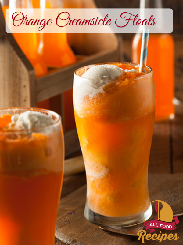 Orange Creamsicle Floats