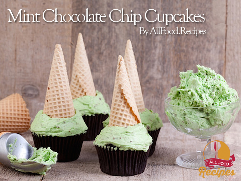 Mint Chocolate Chip Cupcakes