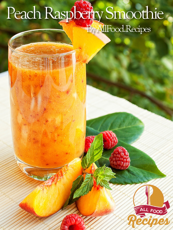 Peach Raspberry Smoothie