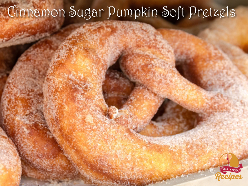 Cinnamon Sugar Pumpkin Soft Pretzels